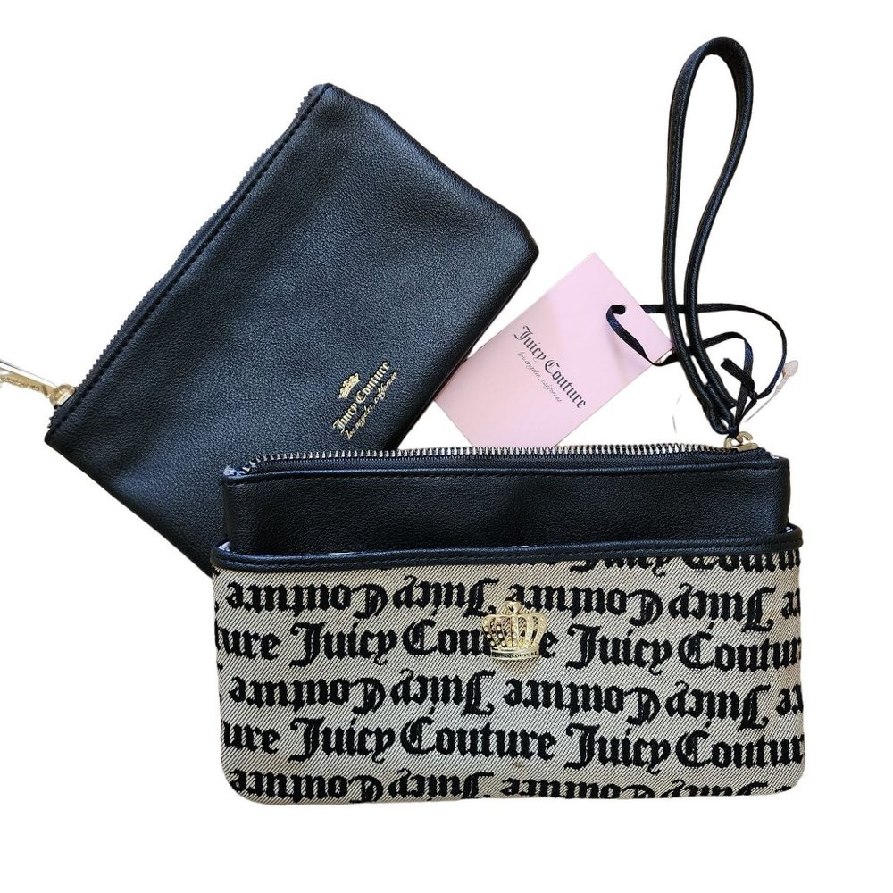 Juicy Couture Gothic Crown Royal Womens Wristlet Purse